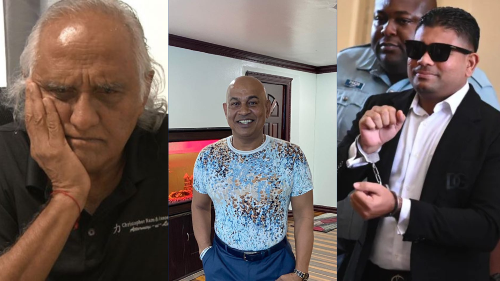 Christopher Ram, Glenn Lall, and Azruddin Mohamed