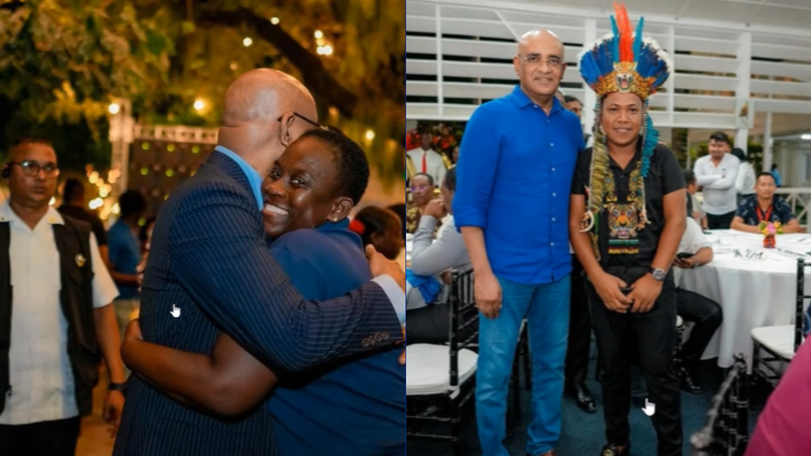 Vice President: Dr. Bharrat Jagdeo with Amerindian