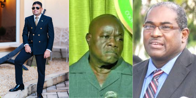 Azaruddin Mohamed, Aubrey Norton and Nigel Hughes