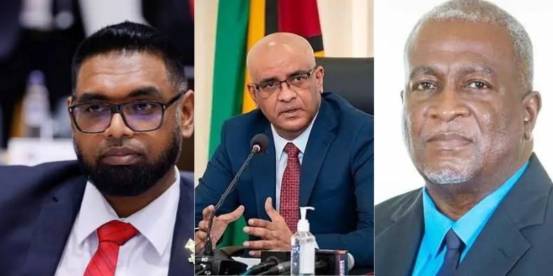A New Parliamentary Chapter—Fulfilling the People’s Mandate President Dr. Irfaan Ali, Vice President Dr. Bharrat Jagdeo and Prime Minister Mark Phillips