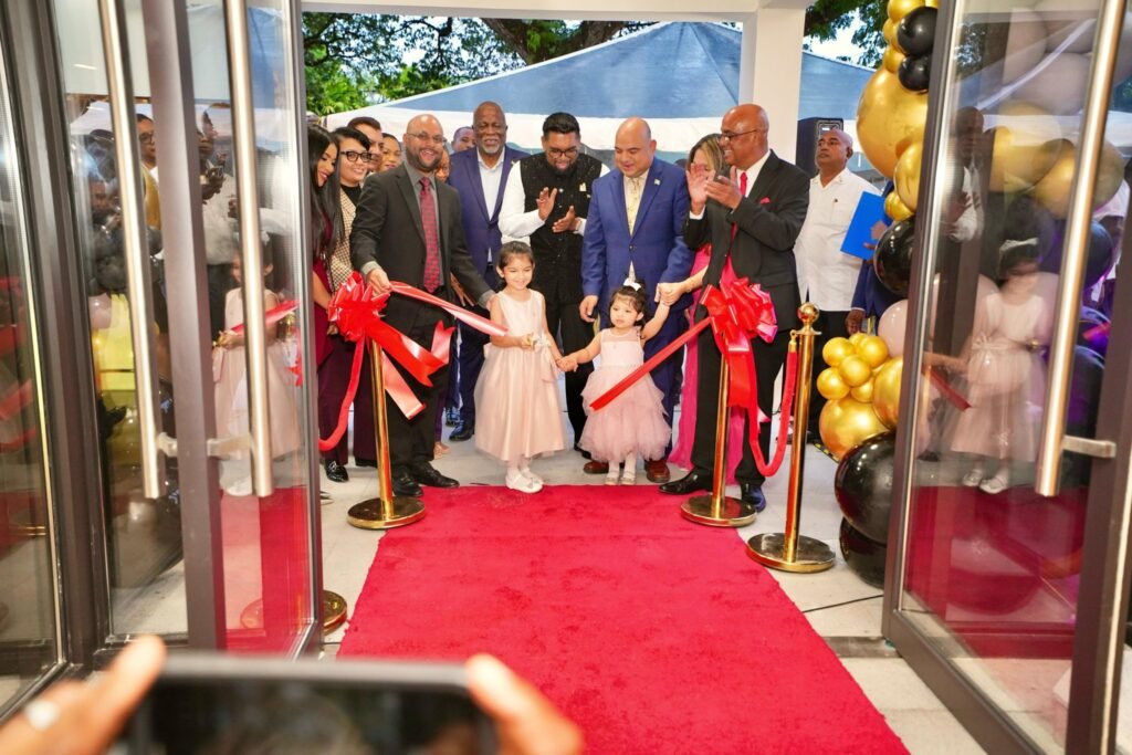 The opening of Plaza Court Hotel in Georgetown by president Dr. Irfaan Ali