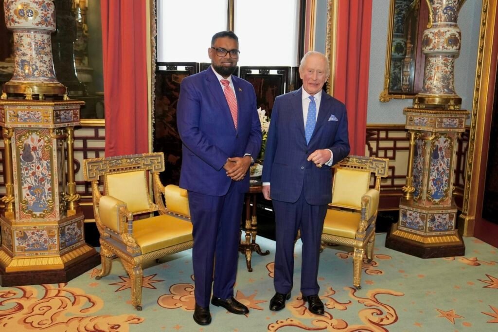 President Dr Irfaan Ali with King Charles III