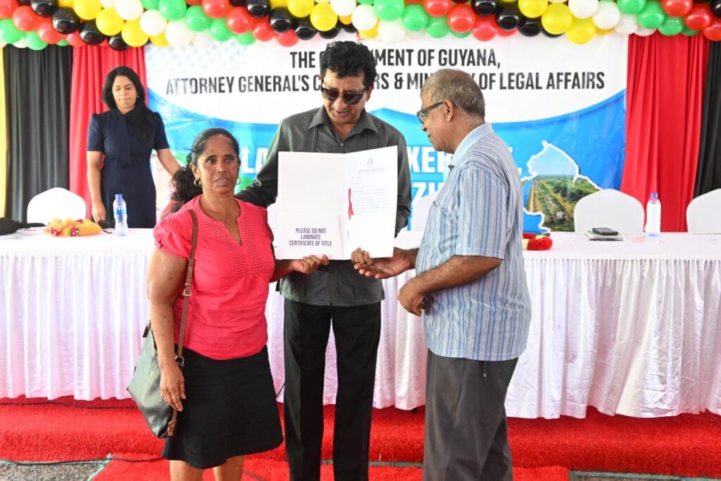 125 Cotton Tree residents receive formal titles to their ancestral lands