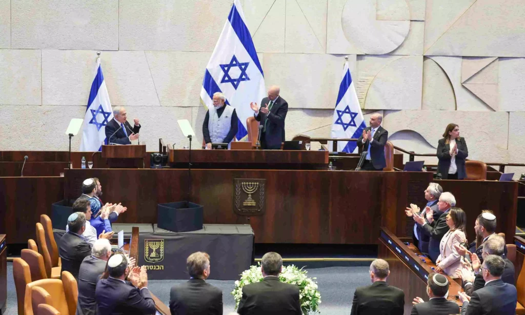 Indian PM Modi in Israel Parliament