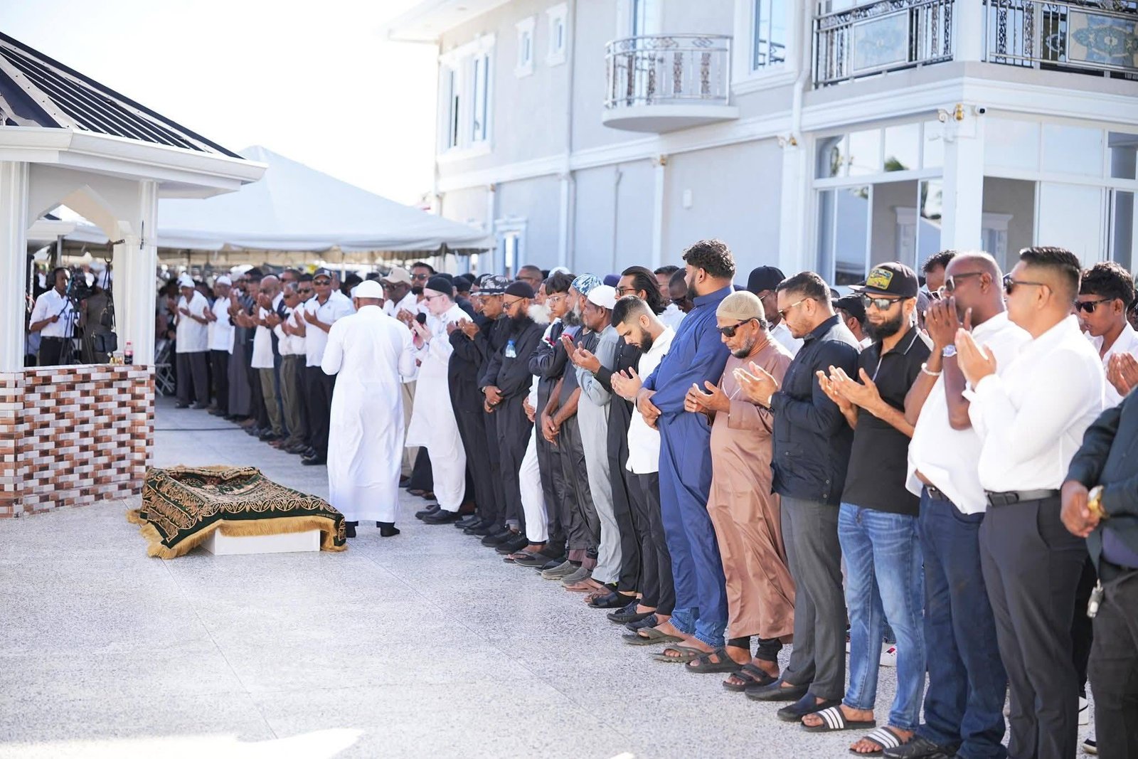 President Dr Irfaan Ali, along with members