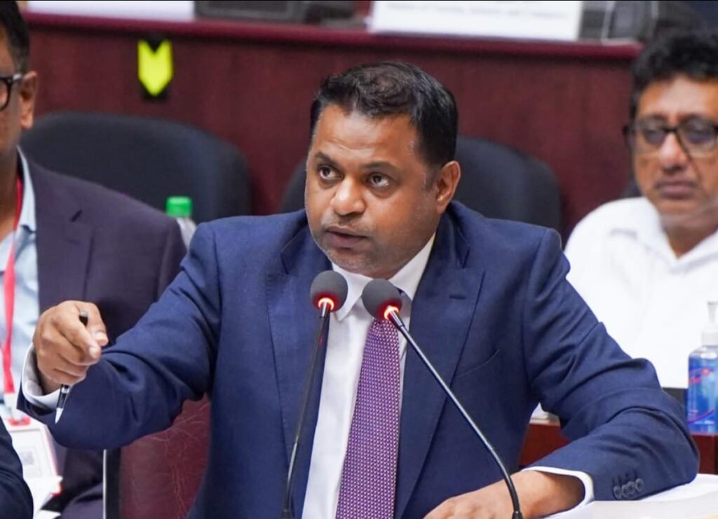 Minister of Public Utilities and Aviation , Deodat Indar