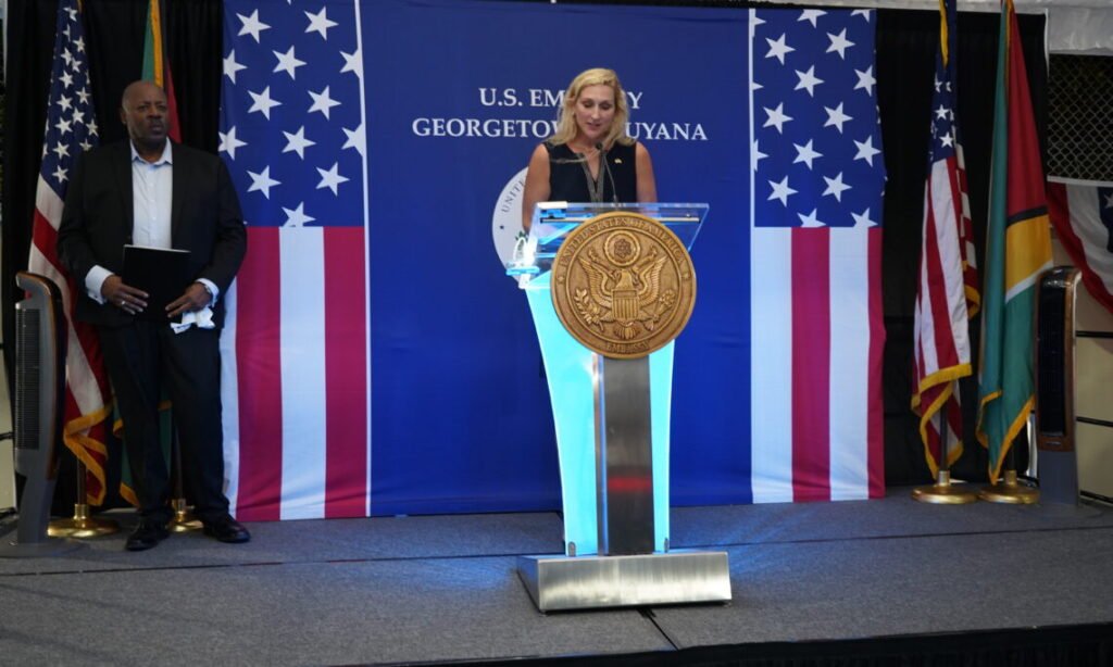 Washington Won’t Blink: U.S. Stands Firm as Azruddin Mohamed’s Legal Delays Pile Up U.S. Ambassador in Guyana Nicole Theriot