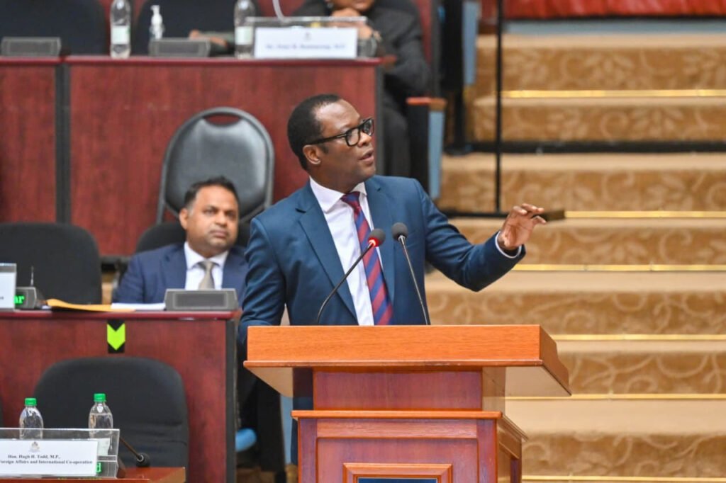 Min Hugh Todd defends government’s foreign policy agenda