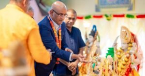 Vice President Dr. Bharrat Jagdeo Celebrating Ram Navami