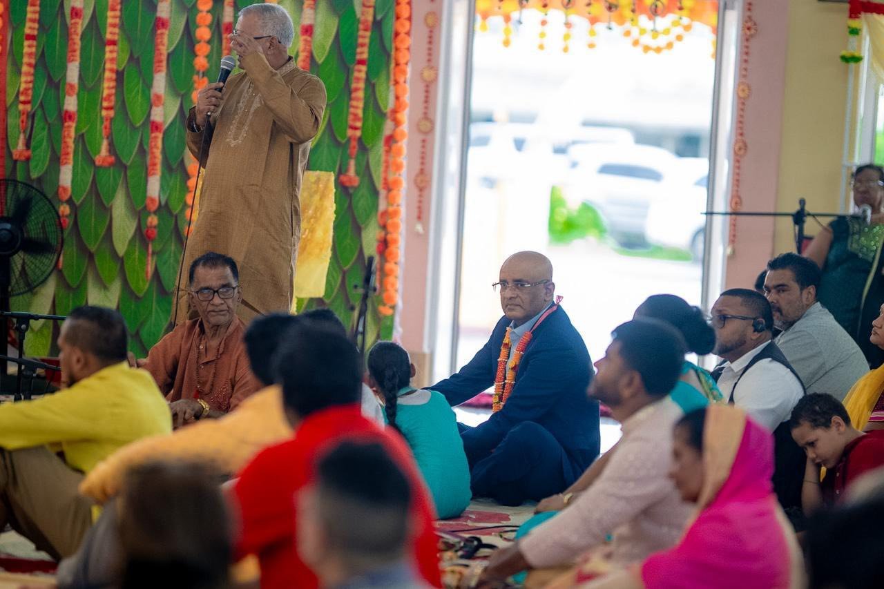 Vice President Dr. Bharrat Jagdeo Celebrating Ram Navami