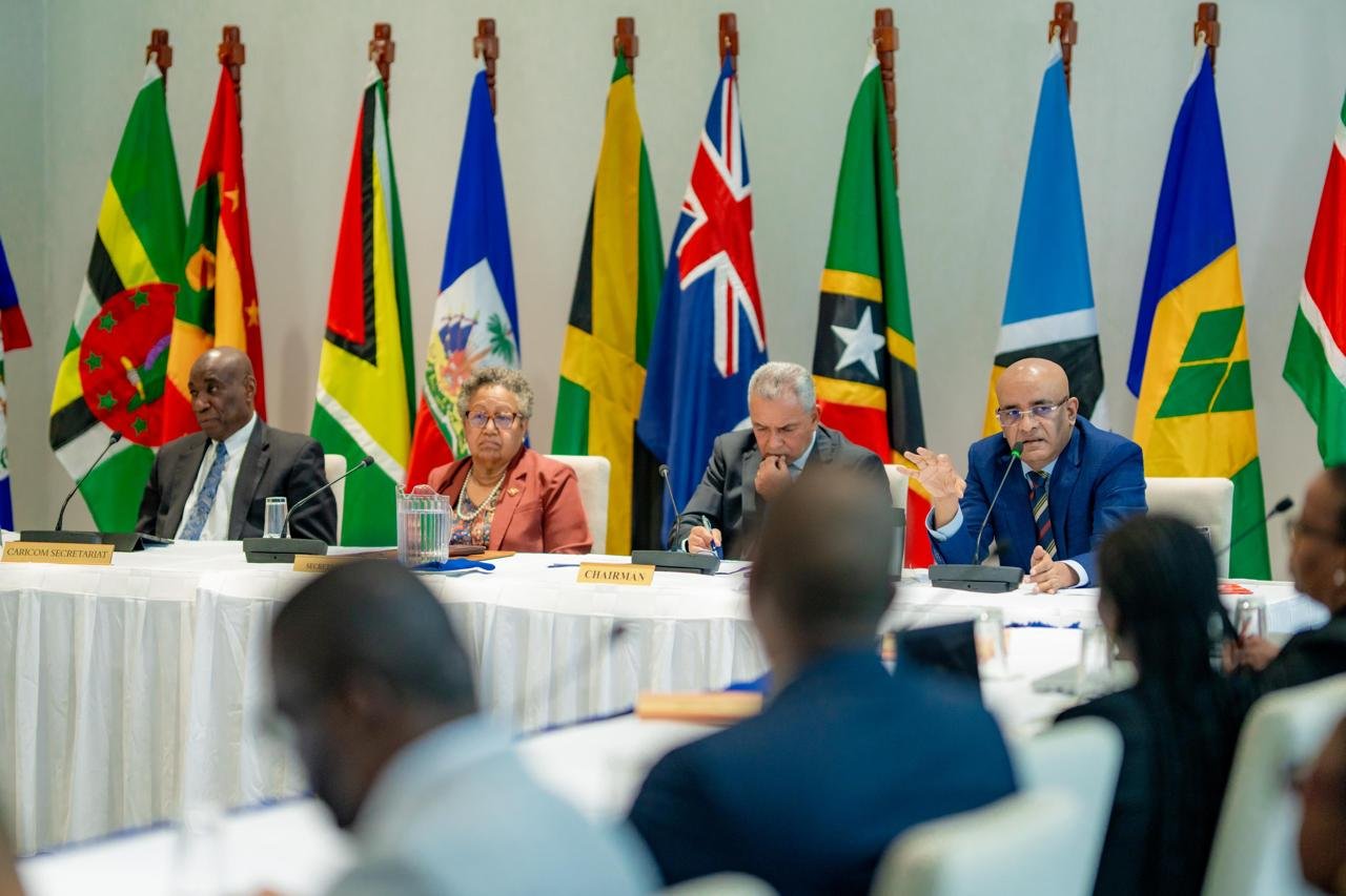 Vice President Dr. Bharrat Jagdeo with other officials