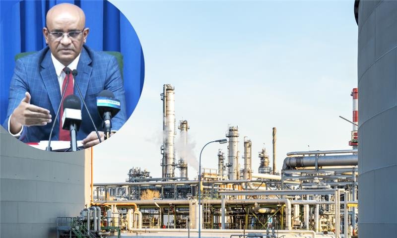 Dr. Bharrat Jagdeo Talking about the oil refinery