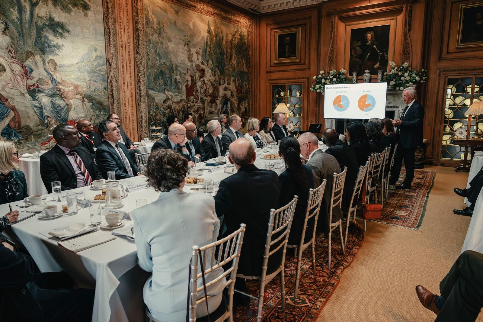 Meeting in Dumfries House, Scotland