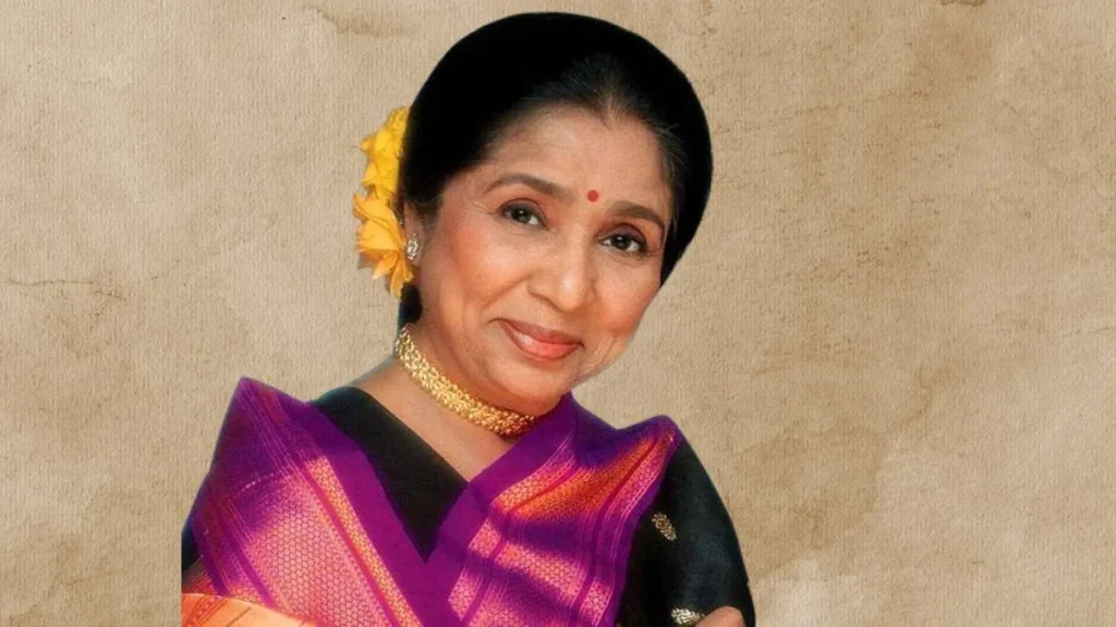Legendary playback singer Asha Bhosle