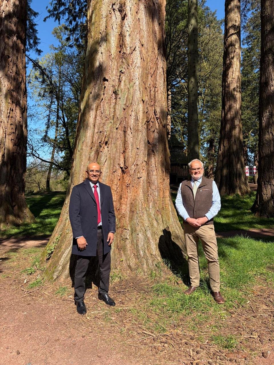 Vice President is briefed on various activities at Dumfries House