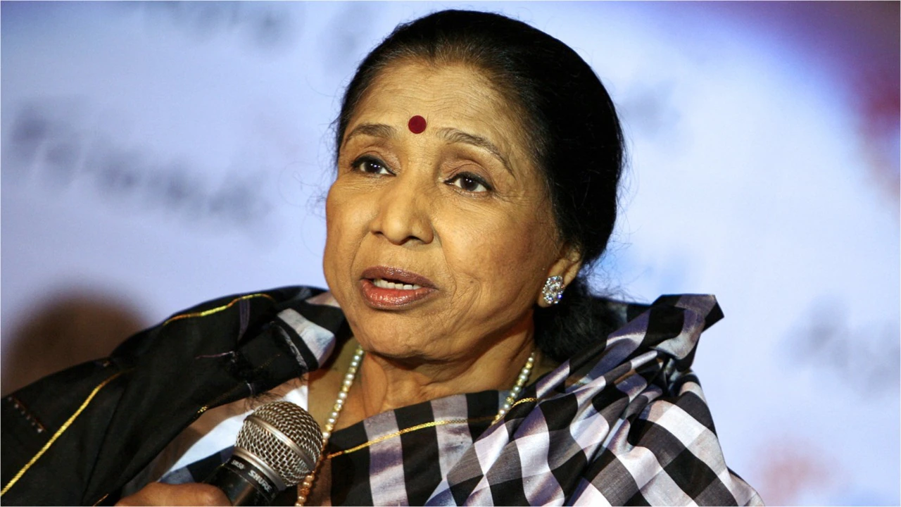 Legendary playback singer Asha Bhosle
