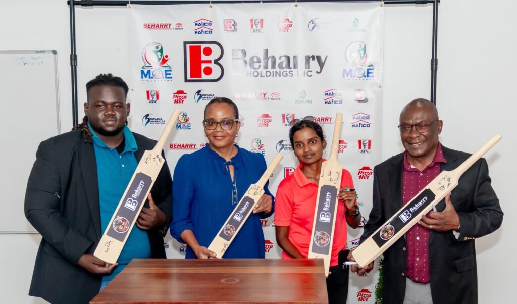 Azizi Christiani, Malissa Slyvester, Karishma Ramnauth and Troy Peters of the Petra Organisation
