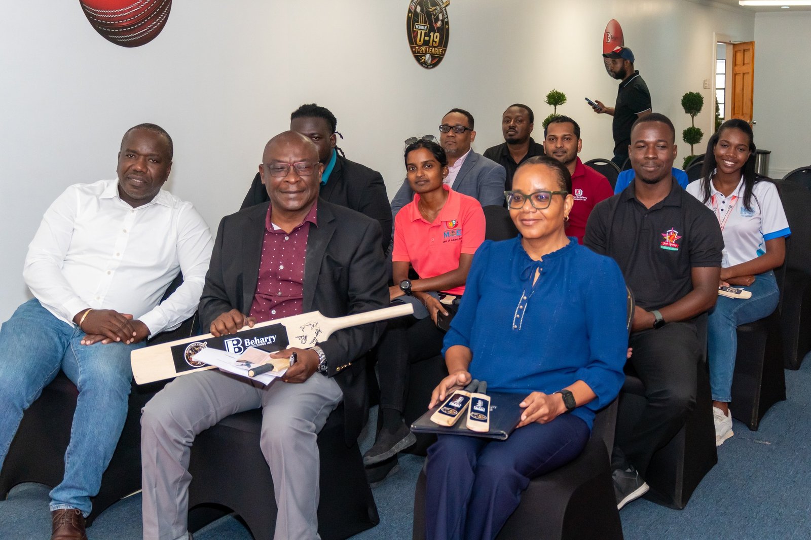 Malissa Sylvester, Group Chief Marketing Officer of the Beharry Group, with other attendees