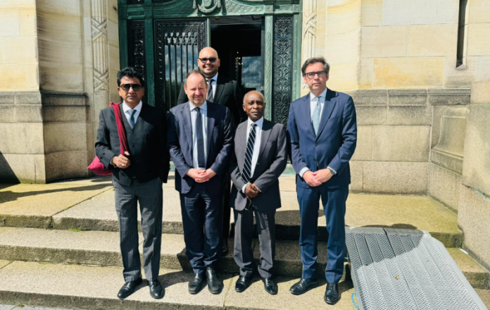 Attorney General Anil Nandlall, Carl Greenidge and Team