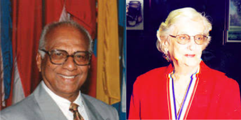 Dr Cheddi Bharrat Jagan and Mrs Janet Jagan