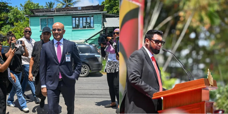 Dr Bharrat Jagdeo and Dr Irfaan Ali