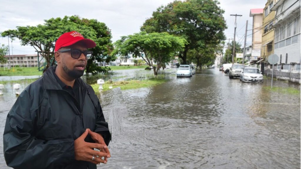 President Ali mobilises national response as heavy rainfall triggers flooding President Dr Mohamed Irfaan Ali