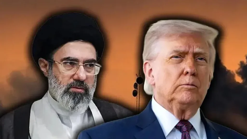 Historic US-Iran Accord Ends Months of Conflict, Opens Path to Wider Middle East Settlement Donald Trump and Ayatollah Mojtaba Khamenei