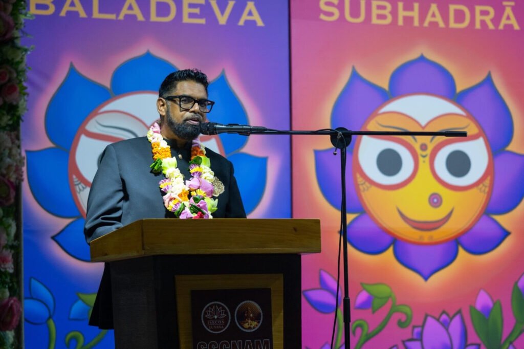 President Irfaan Ali delivers feature address at Jagannath Ratha Yatra 2026