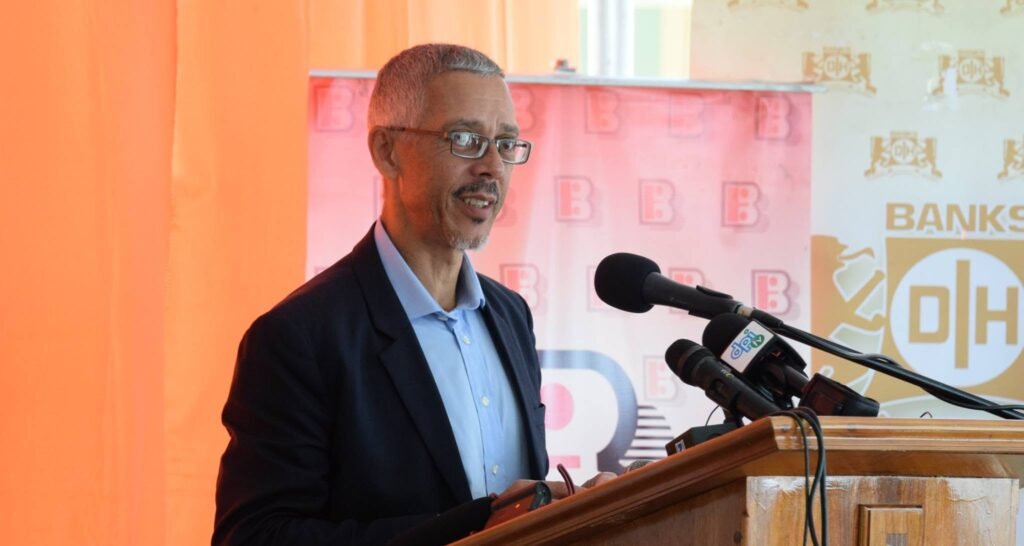 Technical Consultant Dominic Gaskin at the Ministry of Natural Resources
