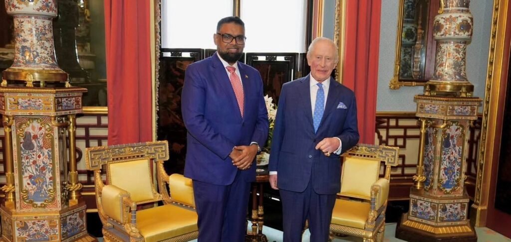 King Charles III and Queen Camilla to Visit Guyana as Nations Mark 60 Years of Bilateral Relations Guyana's President Dr. Irfaan Ali with King Charles III