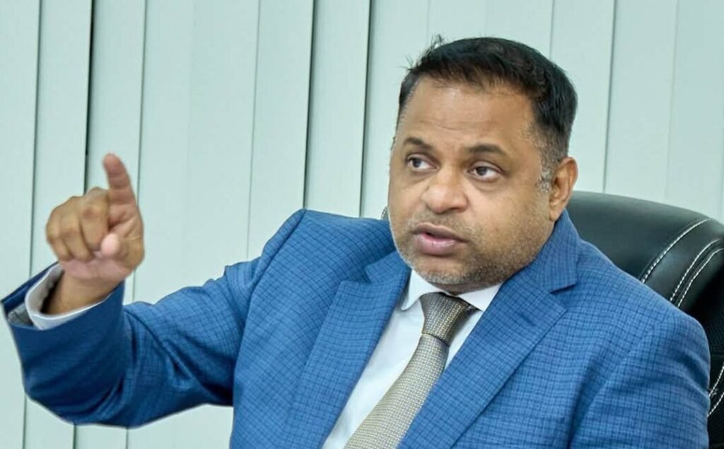 Minister of Public Utilities and Aviation Deodat Indar