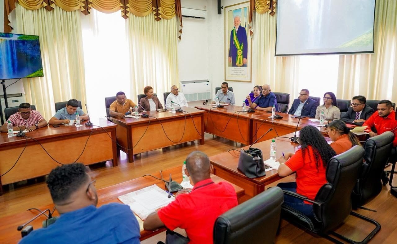 VICE-PRESIDENT Bharrat Jagdeo met with Indigenous leaders from several communities across Region One 