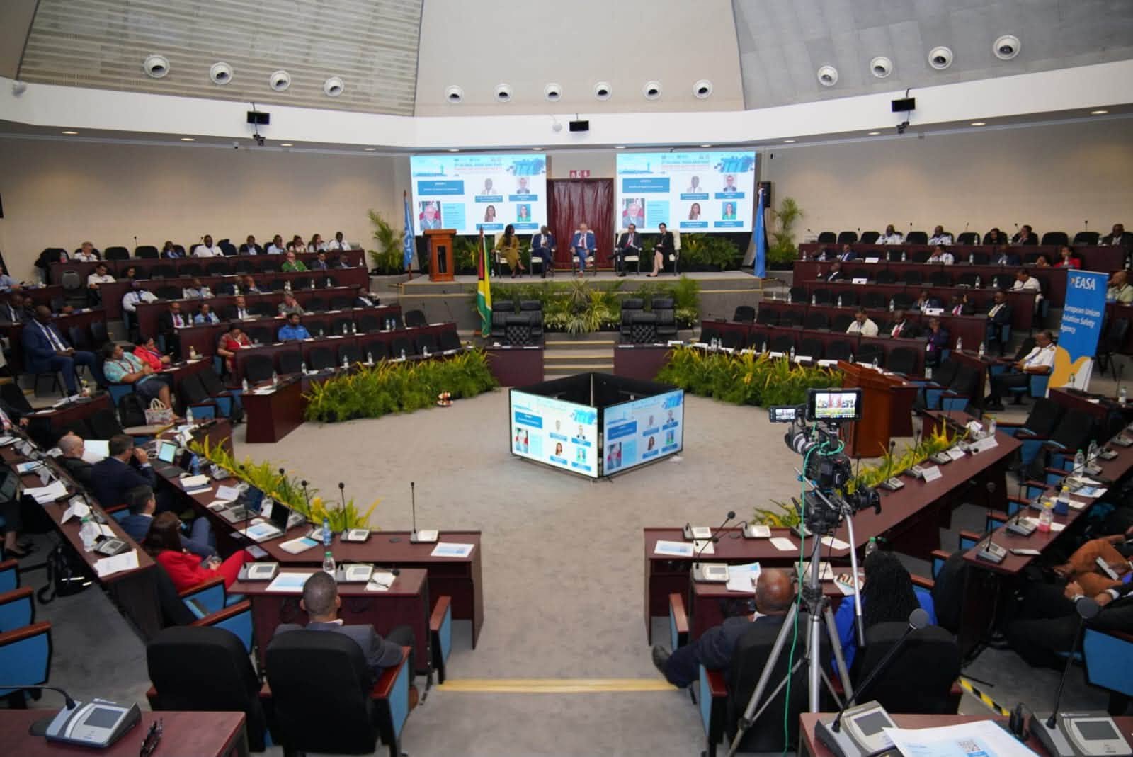 Minister of Public Utilities and Aviation, Deodat Indar, on Tuesday, highlighted the ongoing efforts to improve Guyana’s aviation sector. He spoke during the opening of the ICAO/EASA aviation safety forum in Guyana