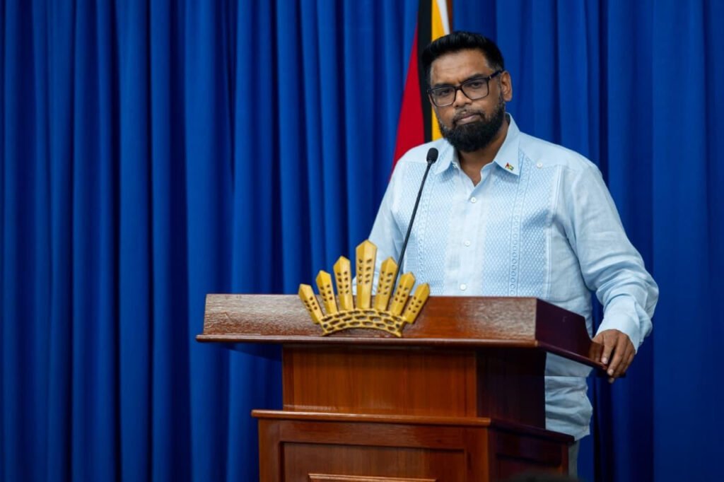 President Dr Mohamed Irfaan Ali