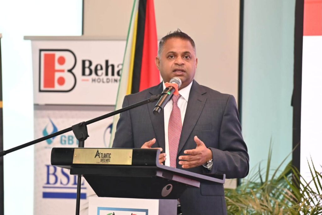 Minister of Public Utilities and Aviation Deodat Indar